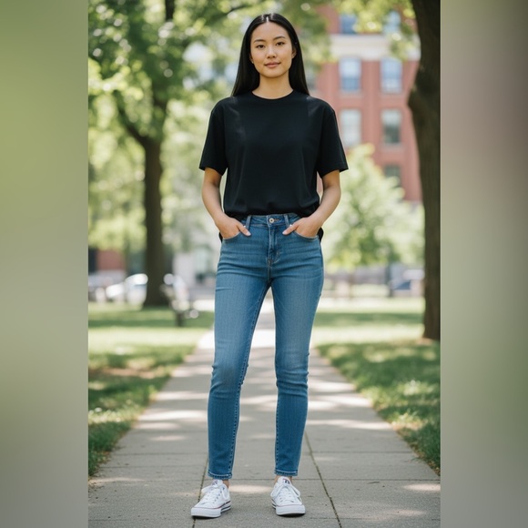 Tommy Jeans Womens Skinny Curvy Ankle Size 27 - Picture 2 of 8